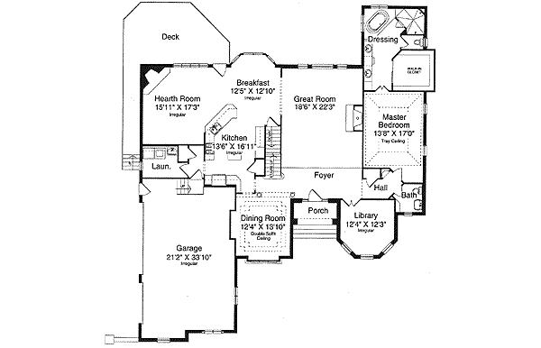main floor house blueprint