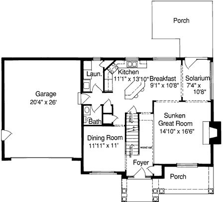 main floor house blueprint