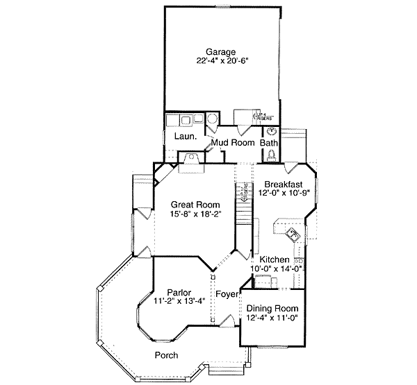 main floor house blueprint