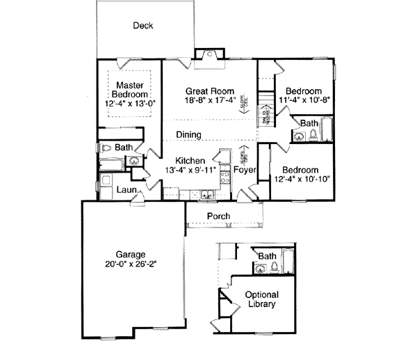 main floor house blueprint