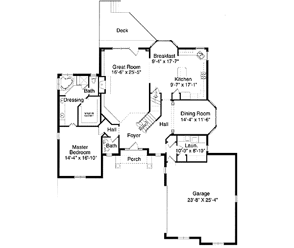 main floor house blueprint