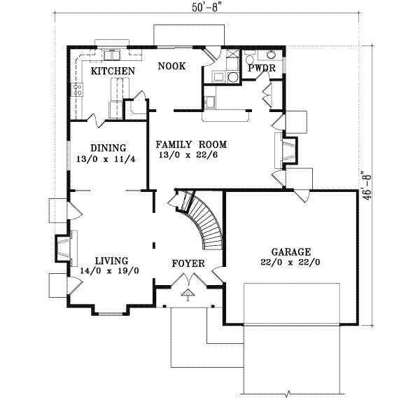 main floor house blueprint
