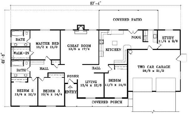 main floor house blueprint