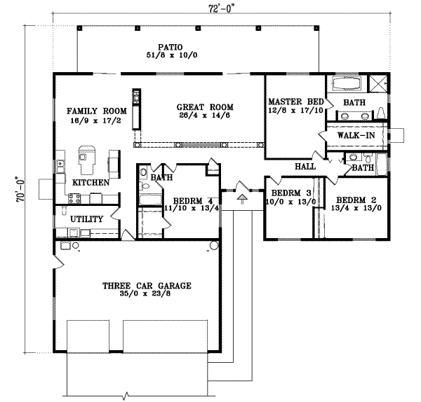 main floor house blueprint