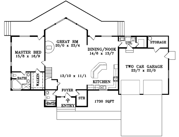 main floor house blueprint