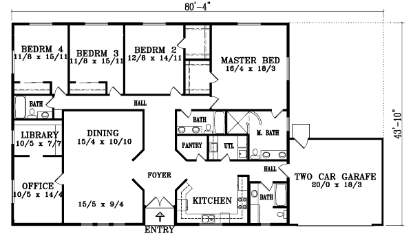 main floor house blueprint