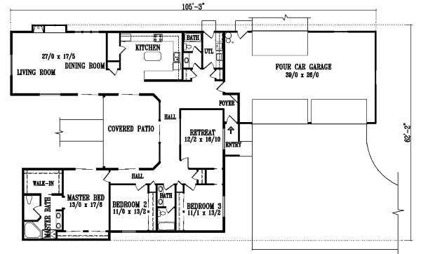 main floor house blueprint