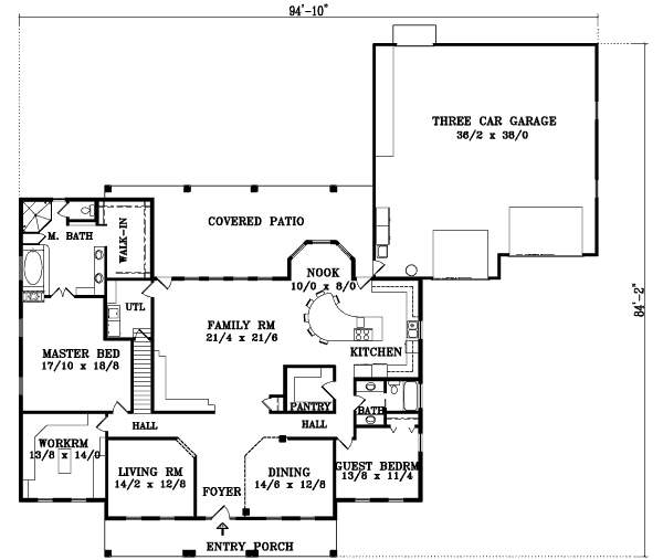 main floor house blueprint