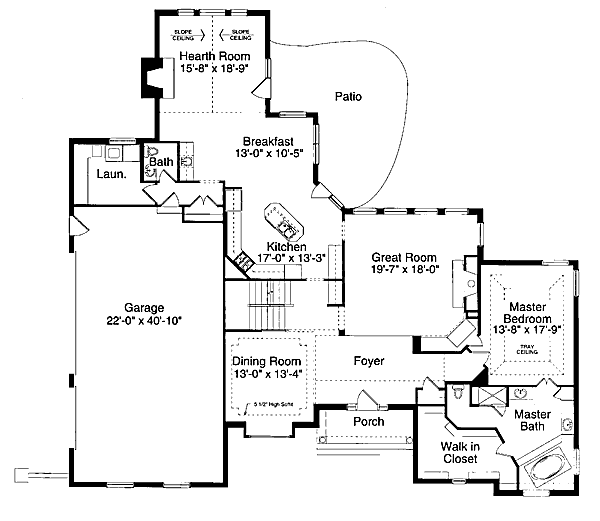 main floor house blueprint