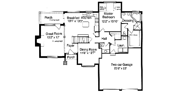 main floor house blueprint