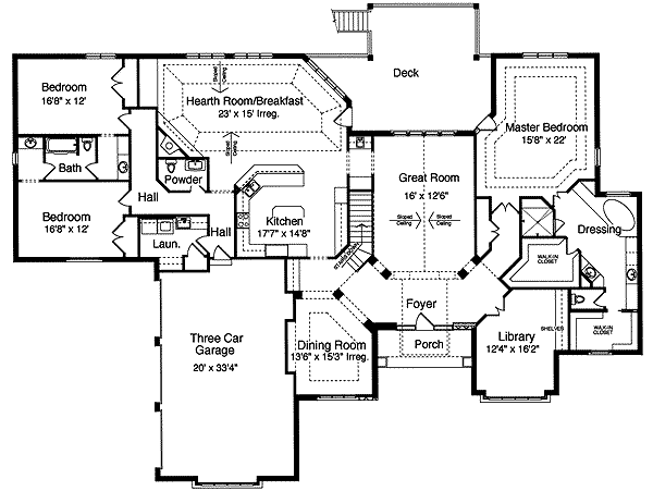 main floor house blueprint