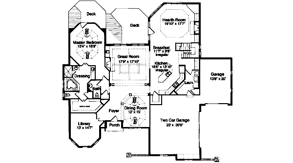 main floor house blueprint