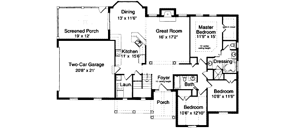 main floor house blueprint