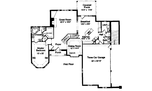 main floor house blueprint