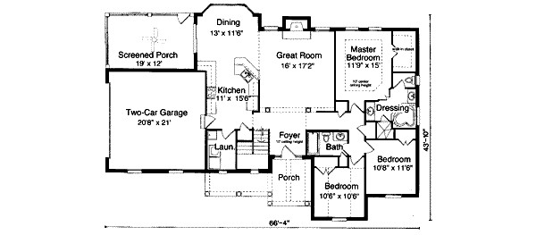 main floor house blueprint