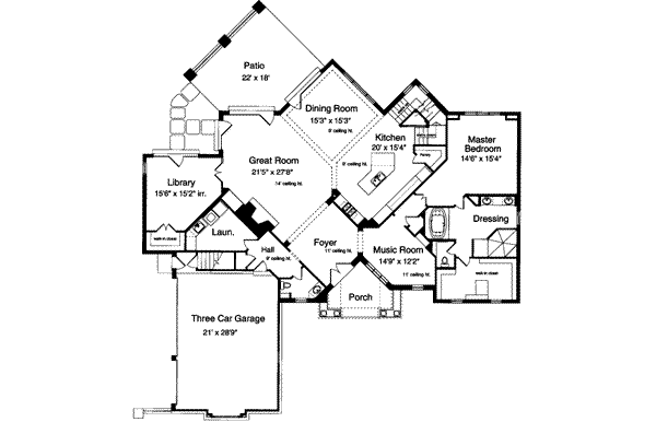 main floor house blueprint