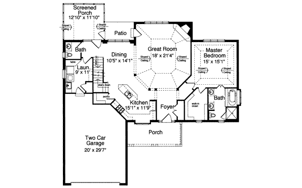 main floor house blueprint