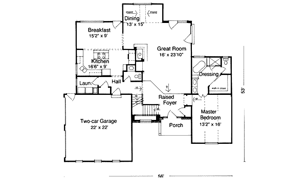 main floor house blueprint