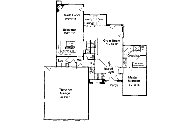 main floor house blueprint