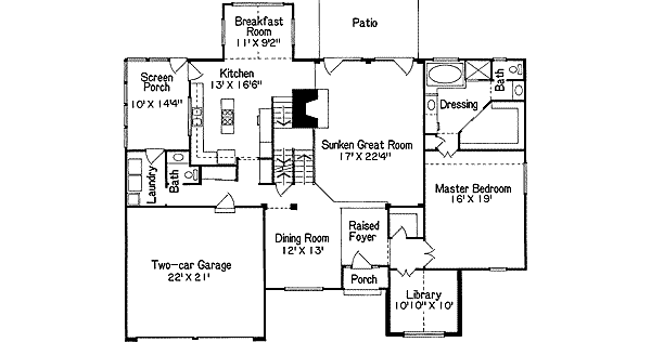 main floor house blueprint
