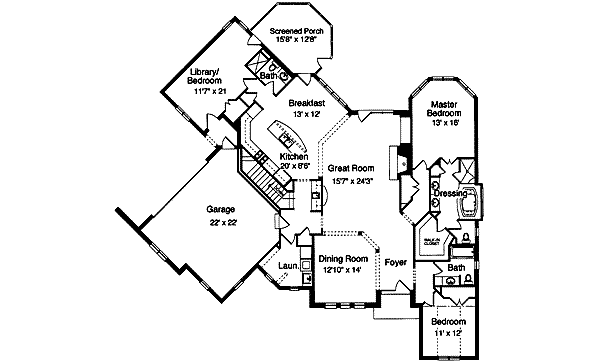 main floor house blueprint