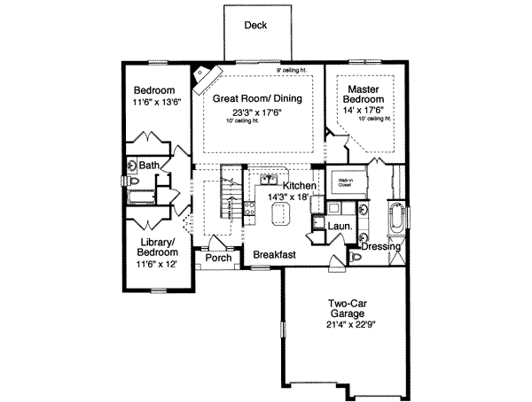 main floor house blueprint