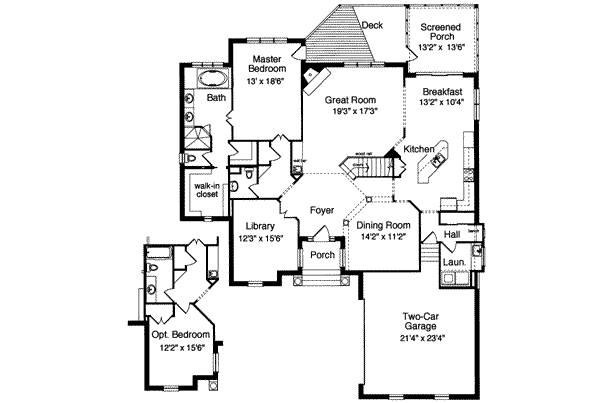 main floor house blueprint
