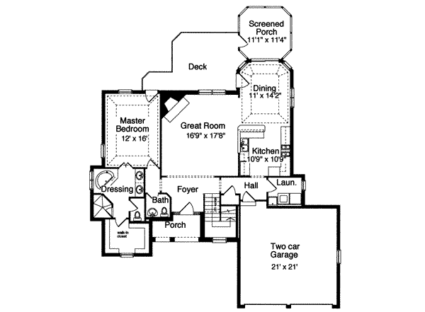 main floor house blueprint