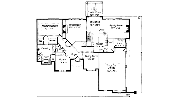 main floor house blueprint