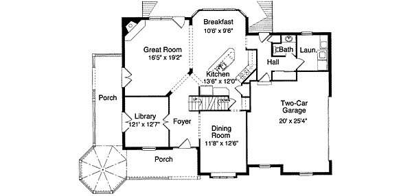 main floor house blueprint