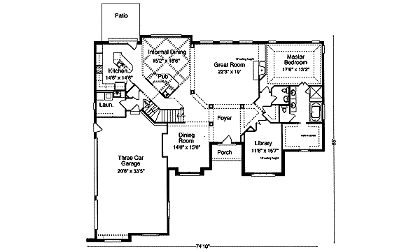 main floor house blueprint