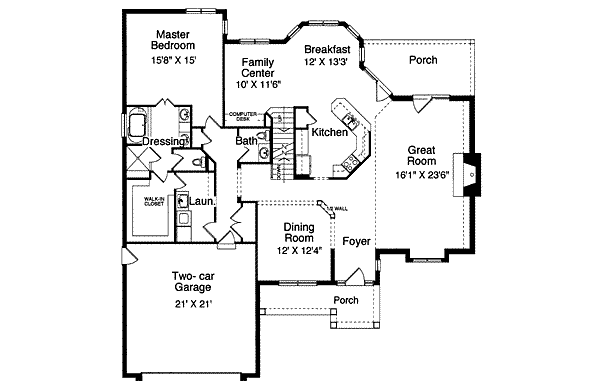 main floor house blueprint