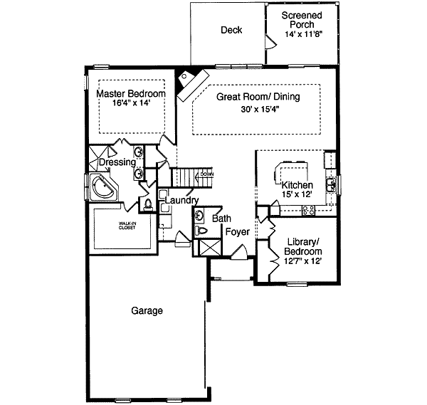 main floor house blueprint
