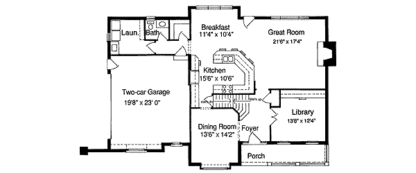 main floor house blueprint