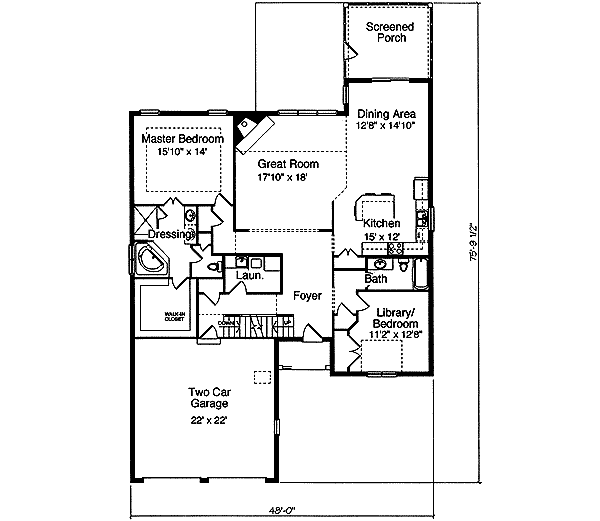 main floor house blueprint