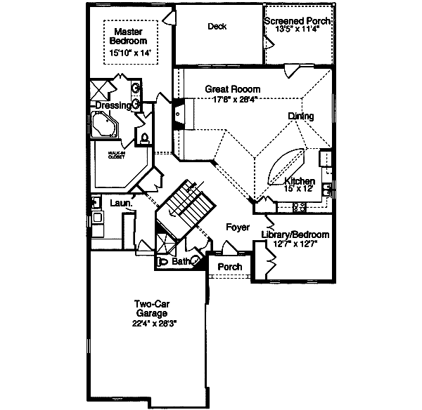 main floor house blueprint