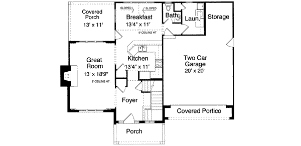 main floor house blueprint