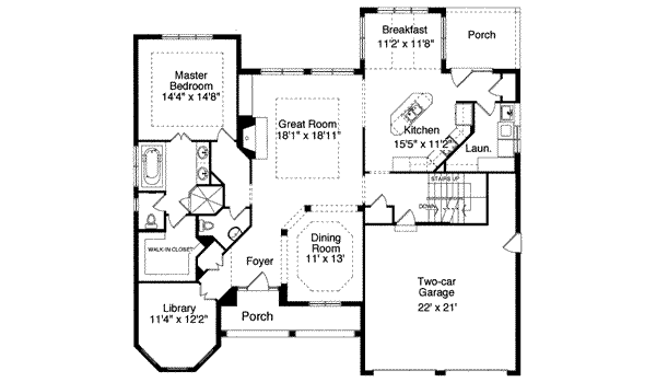 main floor house blueprint