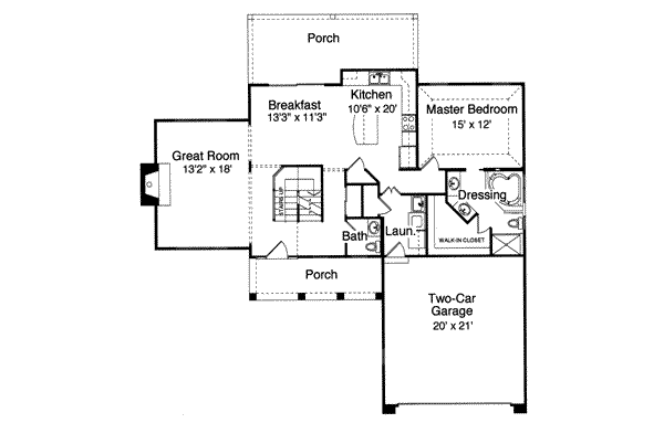 main floor house blueprint