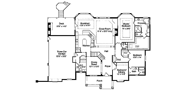 main floor house blueprint