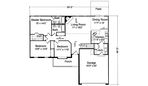 main floor house blueprint