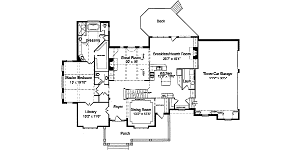 main floor house blueprint