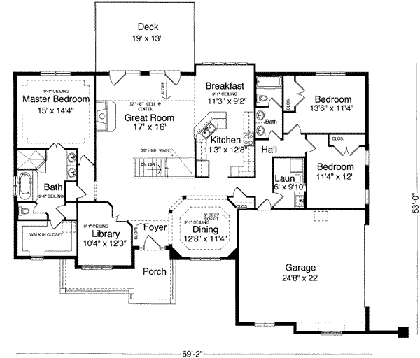 main floor house blueprint