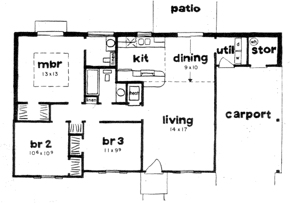 main floor house blueprint