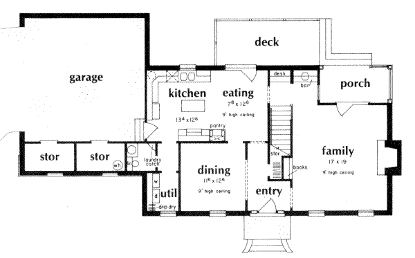 main floor house blueprint