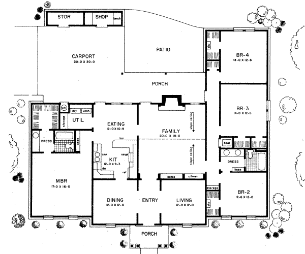 main floor house blueprint