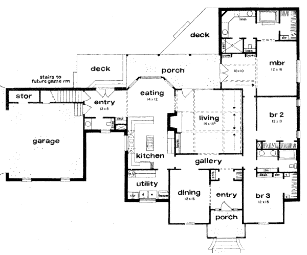main floor house blueprint