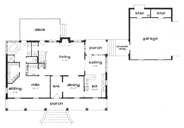 main floor house blueprint