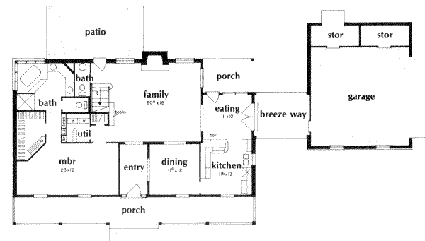 main floor house blueprint