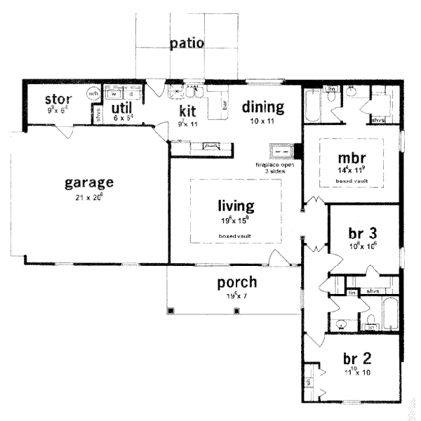 main floor house blueprint